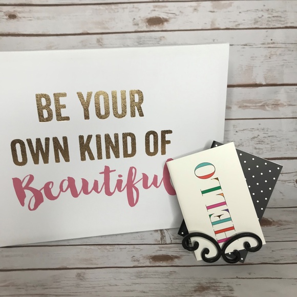 Kate Spade Hello Notebook Set - Picture 1 of 8